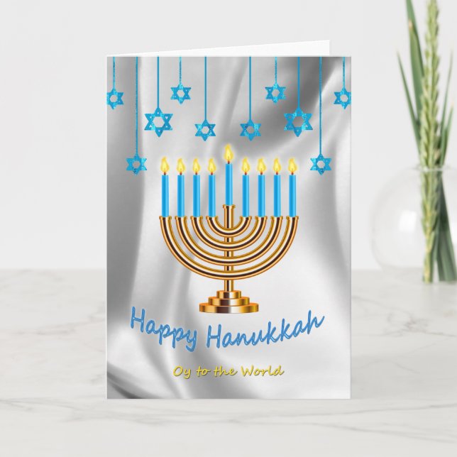 Happy Hanukkah Karte (Vorderseite)