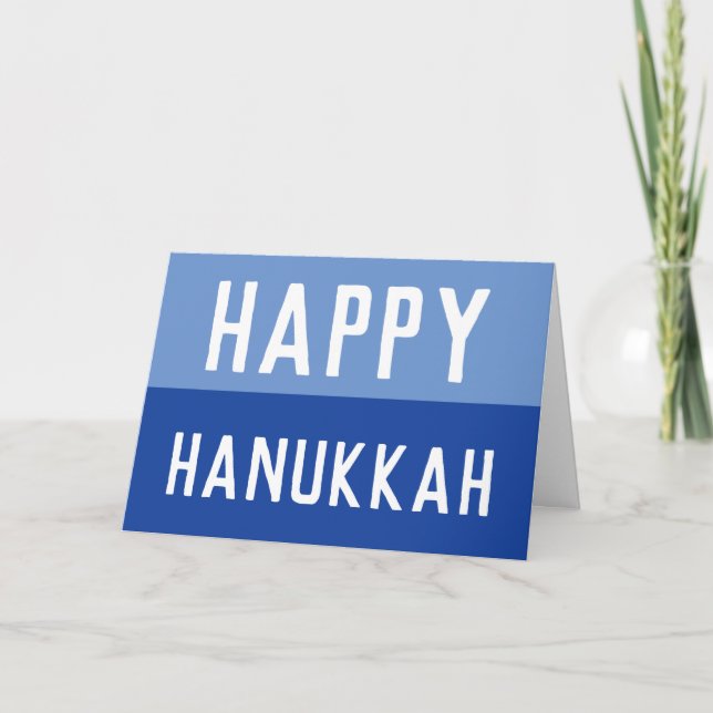 Happy Hanukkah Karte (Vorderseite)