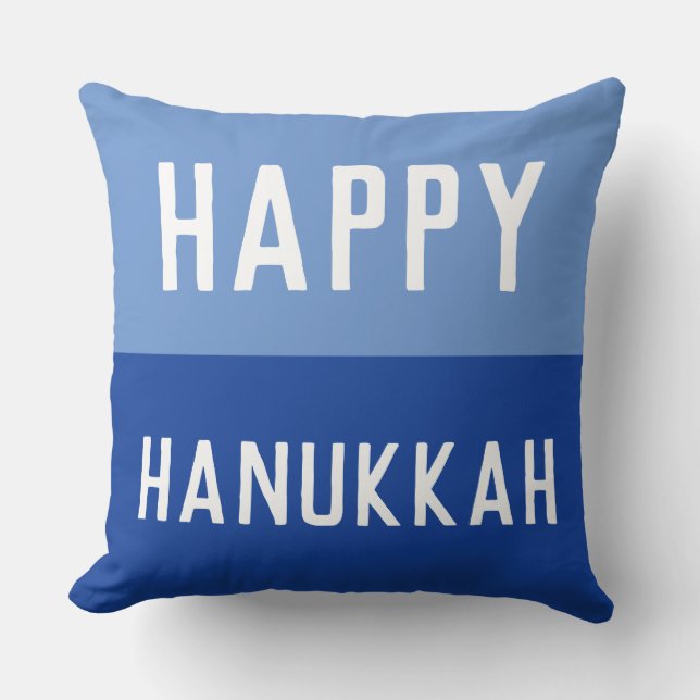 Happy Hanukkah Kissen (Vorderseite)