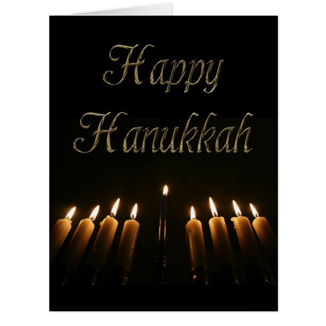 Happy Hanukkah Lamp (Devant)