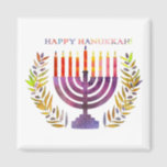 Happy Hanukkah Magnets Magnet<br><div class="desc">Dieses niedliche Hanukkah-Muster ist ein Blickfang! Es ist eine lustige und trendige Art,  Dekoration,  Geschenke,  Kleidung und Haushaltsartikel für den Anlass zu verkleiden. Karo in meinem Shop für weitere Musterartikel und Geschenkideen oder kombiniere Gegenstände zu einem interessanten Geschenkpaket!</div>