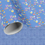 Happy Hanukkah Menorah Wrapping Paper Geschenkpapier<br><div class="desc">.Feiern Sie acht Tage und acht Nächte des Festivals der Lichter mit Hanukkah-Karten und Geschenken. Das Lichterfest ist hier. Lächle die Menorah,  spiele mit dem dreiel und feiere auf Latkes und Sufganiyots. Feiern Sie den Geist von Hanukkah mit Freunden,  Familie und Lieben,  indem Sie ihnen Happy Hanukkah wünschen.</div>