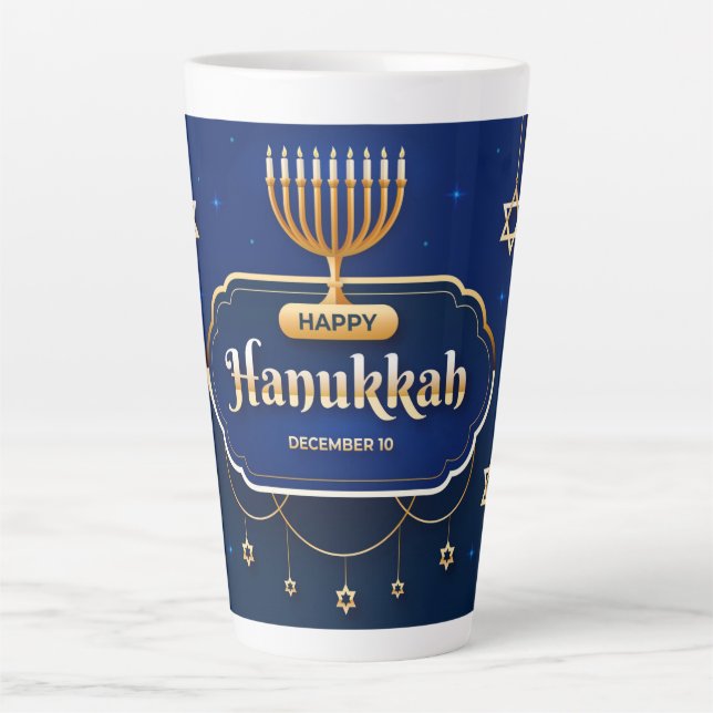 Happy Hanukkah Milchtasse (Vorderseite)