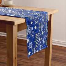 Happy Hanukkah Moderne Star von David Menorah