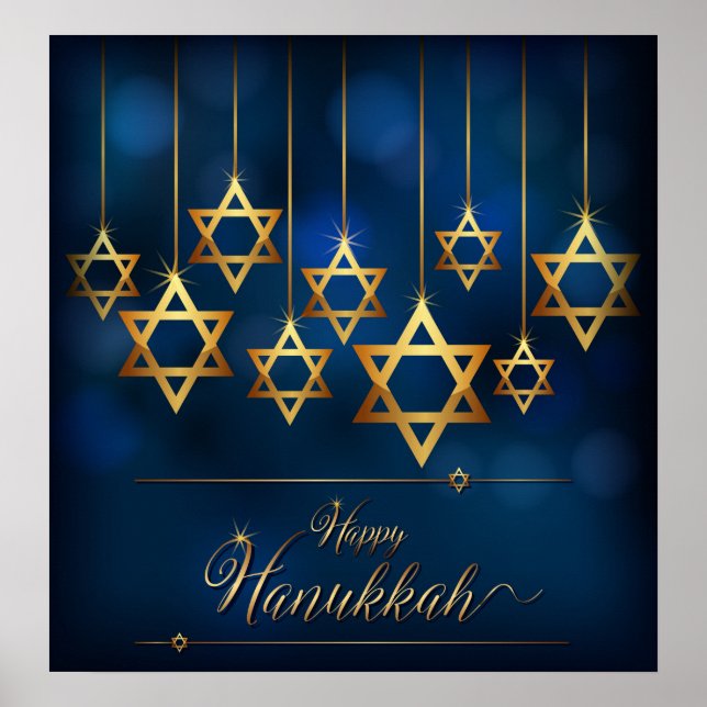Happy Hanukkah Poster (Vorne)