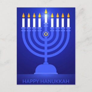 Happy Hanukkah Postkarte