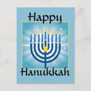Happy Hanukkah Postkarte