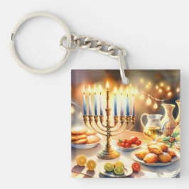 Happy Hanukkah Schlüsselanhänger