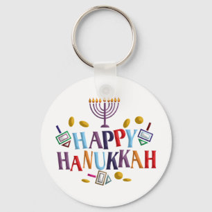 Happy Hanukkah Schlüsselanhänger