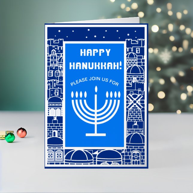 Happy Hanukkah Schöner jüdischer Urlaub (Feiertag In Situ 2)