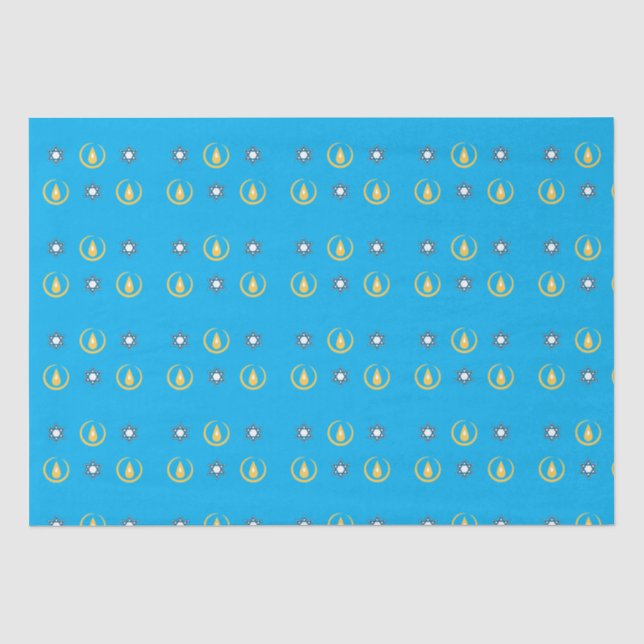 Happy Hanukkah Seidenpapier (Vorderseite)