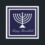 Happy Hanukkah Serviette<br><div class="desc">Happy Hanukkah</div>