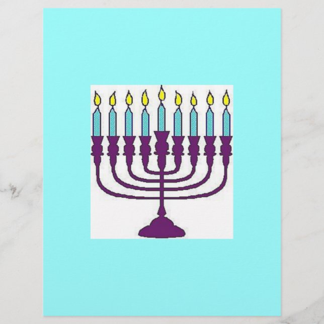 Happy Hanukkah Shalom Flyer (Vorne)
