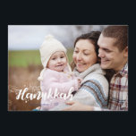 Happy Hanukkah Snow Bubbles Holiday Foto Card Feiertagskarte<br><div class="desc">Die stilvolle und niedliche Happy Hanukkah Snow Bubbles Holiday Foto Card ist perfekt für alle Ihre Freunde und Familie in dieser Feriensaison. Passen Sie den Text mit Ihrem Familiennamen und dem Jahr an und tauschen Sie das Bild gegen ein Foto Ihrer Kinder,  Haustiere oder der ganzen Familie aus.</div>