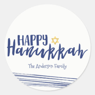 Happy Hanukkah Star des David Sticker Geschenktage