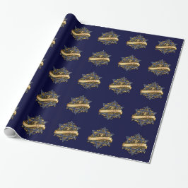 Happy Hanukkah Star von David Geschenkpapier