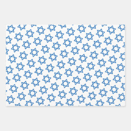 Happy Hanukkah Star von David Holiday Faith Geschenkpapier Set