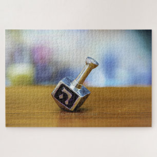 Happy Hanukkah Star von David menorah Dreidel Slip