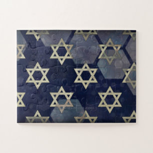 Happy Hanukkah Star von David menorah Dreidel Slip