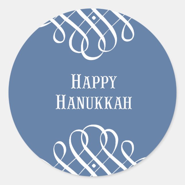 Happy Hanukkah Stickers (Vorderseite)