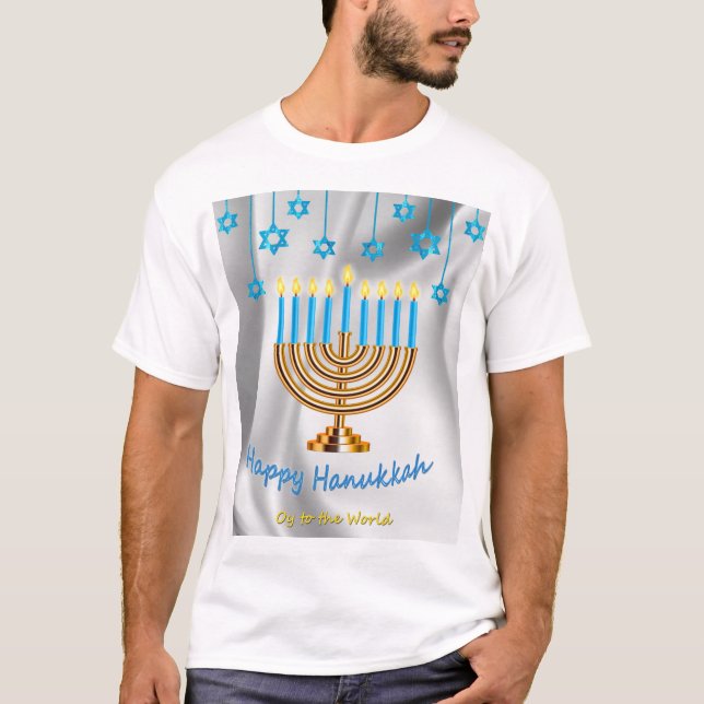 Happy Hanukkah T-Shirt (Vorderseite)