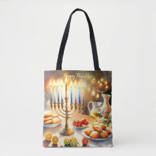 Happy Hanukkah Tasche