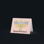 "Happy Hanukkah" Tooth Card Feiertagskarte<br><div class="desc">A new twist on the ol' menorah!</div>