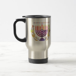 Happy Hanukkah Travel Mug Reisebecher