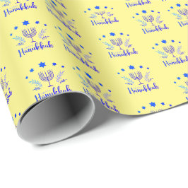Happy Hanukkah Wrapping Paper Geschenkpapier