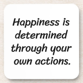 Happy Hard Plastic Untersetzer