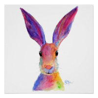 Happy Hare 'Jelly Bean' von Shirley MacArthur