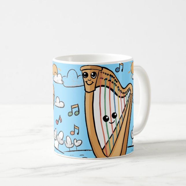 happy harp mug (Devant droit)