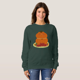 Happy Harvest Pumpkin Cat Sweatshirt