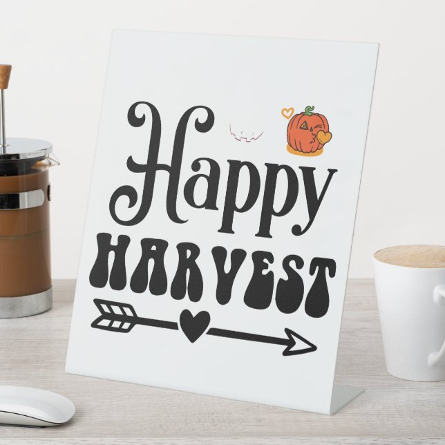 Happy Harvest Sockelschild (In Situ)