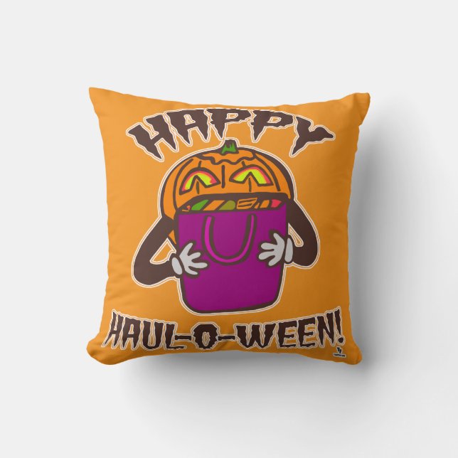 Happy Haul-o-ween Liebe Shopping Halloween Kissen (Vorderseite)