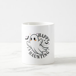 Happy Haunting Ghost Halloween Spooky Kaffeetasse