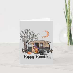 Happy Haunting Halloween Camper Spooky Hexe