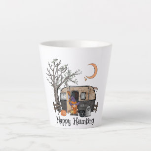 Happy Haunting Halloween Camper Spooky Hexe Milchtasse