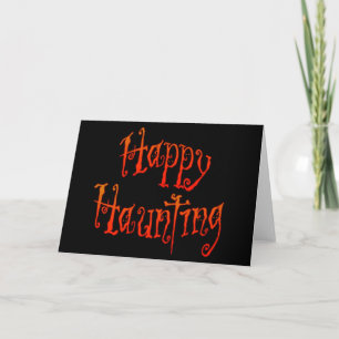Happy Haunting Karte