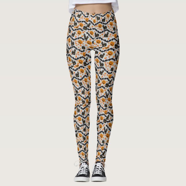 Happy Haunting Leggings (Vorderseite)