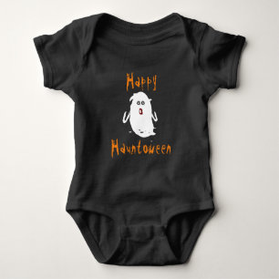 Happy Hauntoween Ghost Baby Strampler