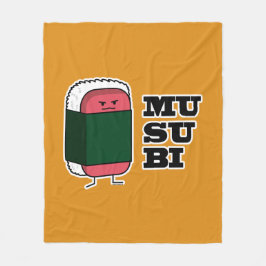Happy Hawaiian Musubi Sushi Nori Fleecedecke
