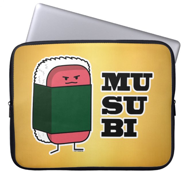 Happy Hawaiian Musubi Sushi Nori Laptopschutzhülle (Vorderseite)