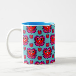 Happy Heart Designs Zweifarbige Tasse