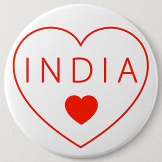 Happy Heart India Button