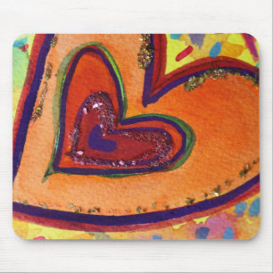 Happy Heart Mousepad