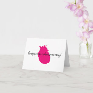 Happy Heart Transplantaversary Script Notecard Karte