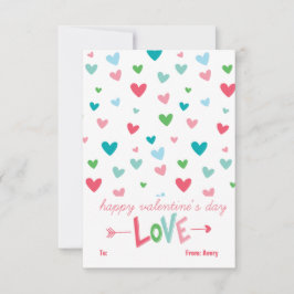 Happy Hearts Personalisiert Valentine