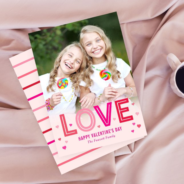 Happy Hearts Saint Valentin Carte photo (Créateur téléchargé)