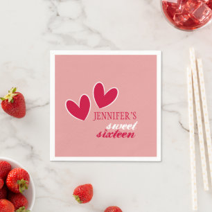 Happy Hearts Serviette
